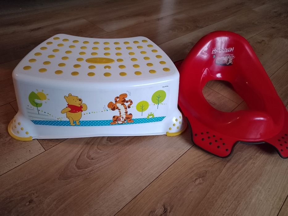 Zestaw schodek + nakładka na wc