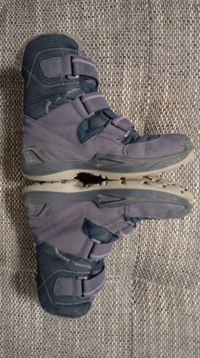 Теплі зимові підліткові термо черевики Lowa Milo GTX Hi. Розмір 37