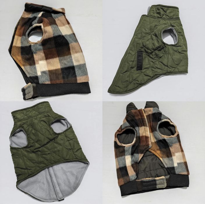 Демісезонне пальто та жилетка для собак
