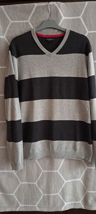 Sweter męski w pasy L
