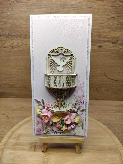 Pamiątka - Kartka na Chrzest w pudełku