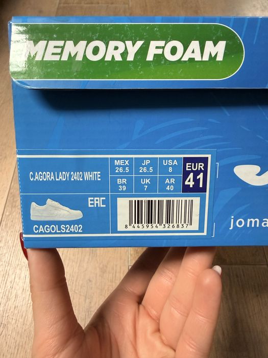 Białe skórzane buty JOMA adidasy sneakersy