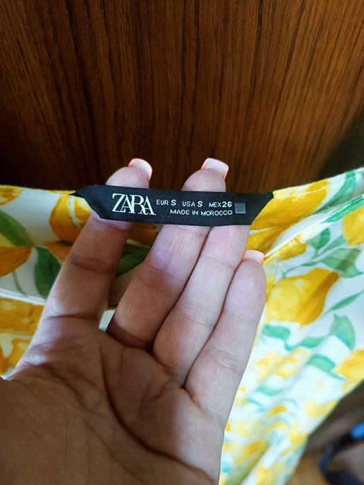 Сукня Zara S лимони