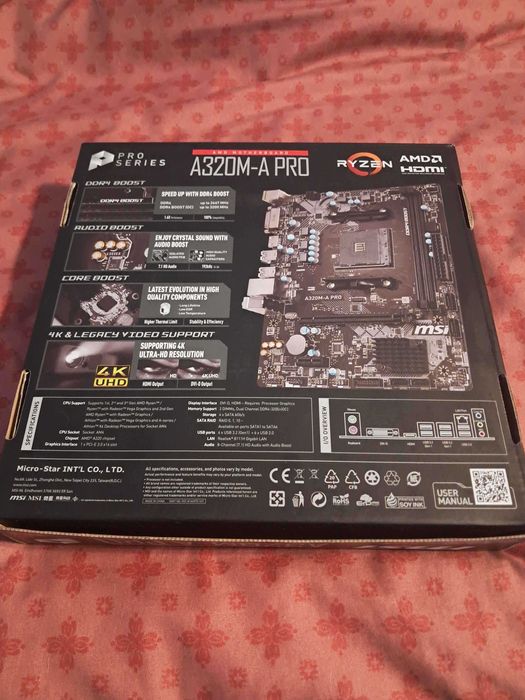 Płyta główna MSI A320M-A PRO nowa