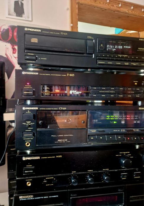 Wieża stereo Pioneer 4 segmenty
