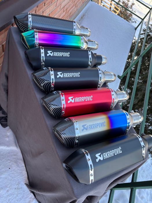 Akrapovic 37 прямоток на мотоцикл вихлоп акраповіч прямоточний глушник