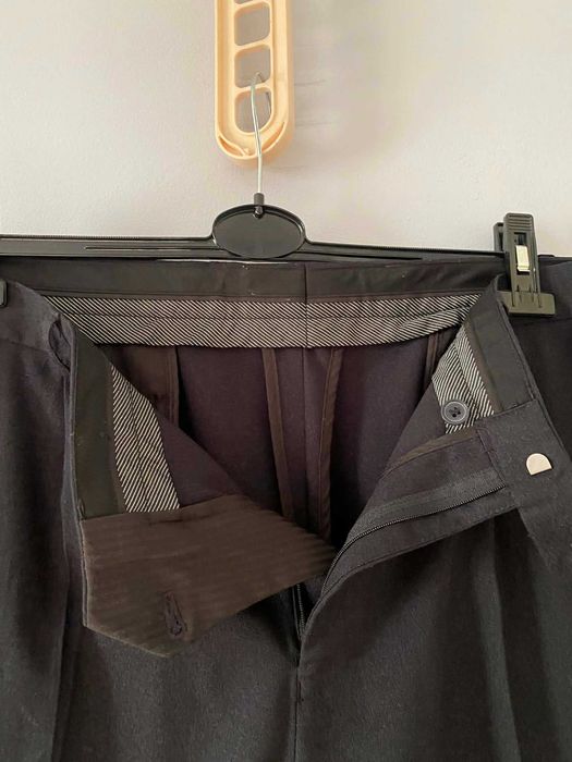 Taylor & Wright spodnie męskie garniturowe duże grafitowe 42 R