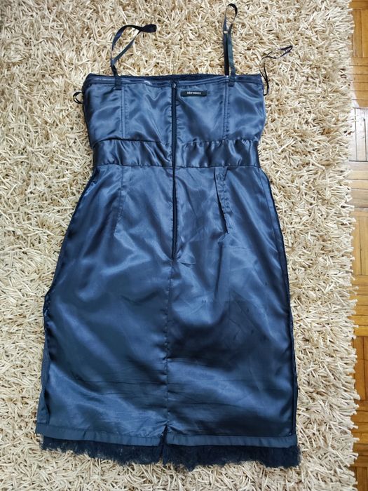 Vestido de festa azul escuro tamanho S da Síntesis