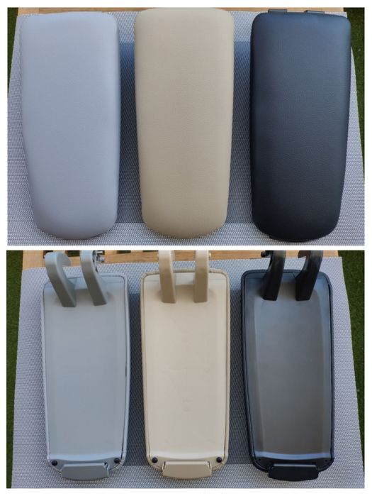 Tampa AUDI apoio braço consola A4 B6/B7, A3 8P, A6/A6L Tecido, Pele