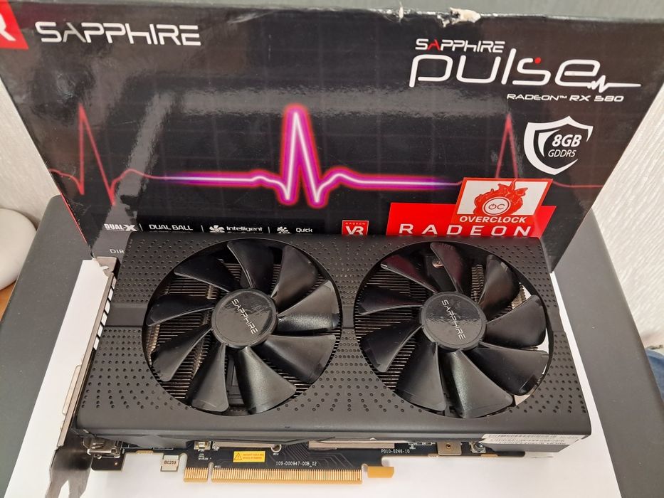 Видеокарта б\у SAPPHIRE PULSE RX580 8GB ТОП СОСТОЯНИЕ и другие