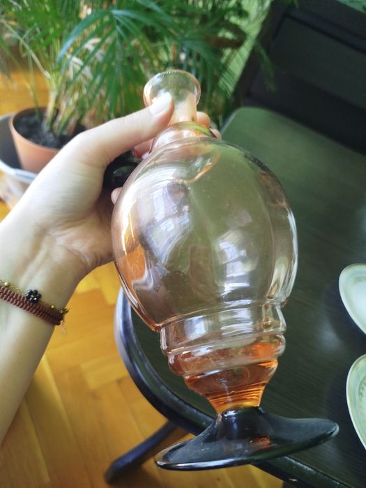 Zabytkowa karafka Huta Szkła Hortensja