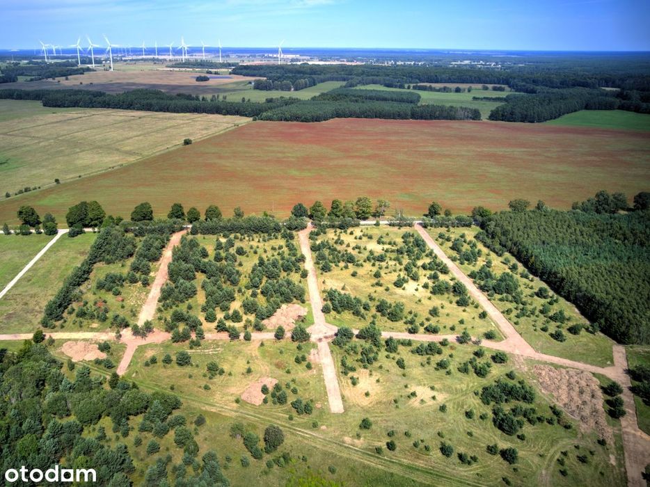 Ogrodzona działka nad jeziorem Dołgie na raty bez banku