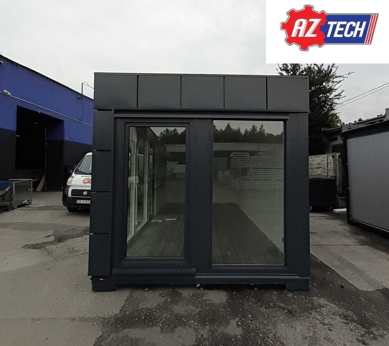 Kontener 7,0 x 3,0 m z naturalnym drewnem