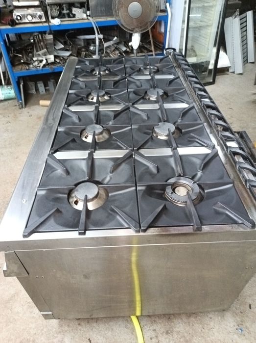 Fogão industrial a gás 8 queimadores Zanussi