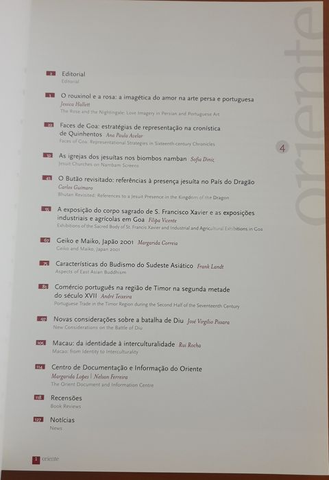 Revista Oriente n⁰ 4