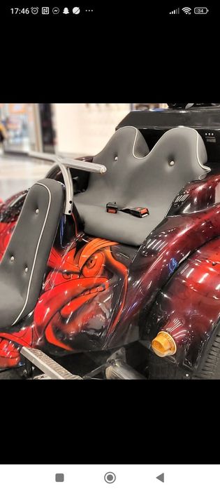 Trajka, trike, motocykl 3 kołowy boom family