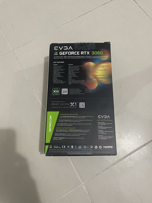 Placa gráfica rtx 3060 evga 12g ddR 6