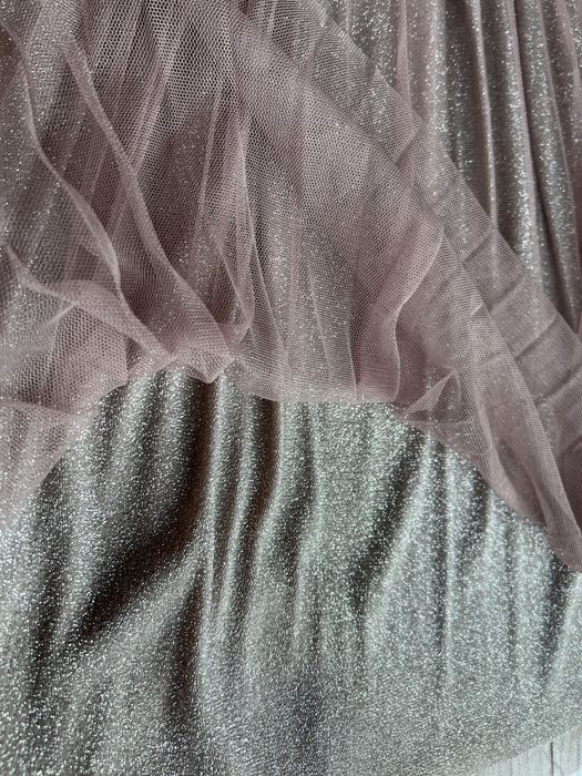Tiulowa spódnica MIDI elegancka