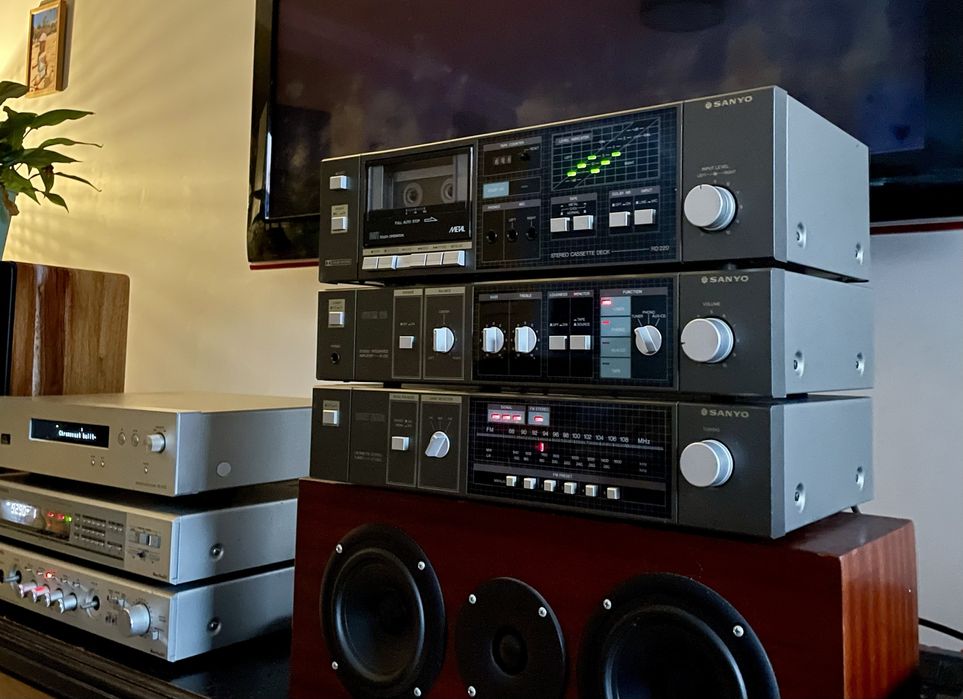 Wieża Sanyo JA 220 systemy GAT wyjatkowo dojrzale brzmienie GWARANCJA