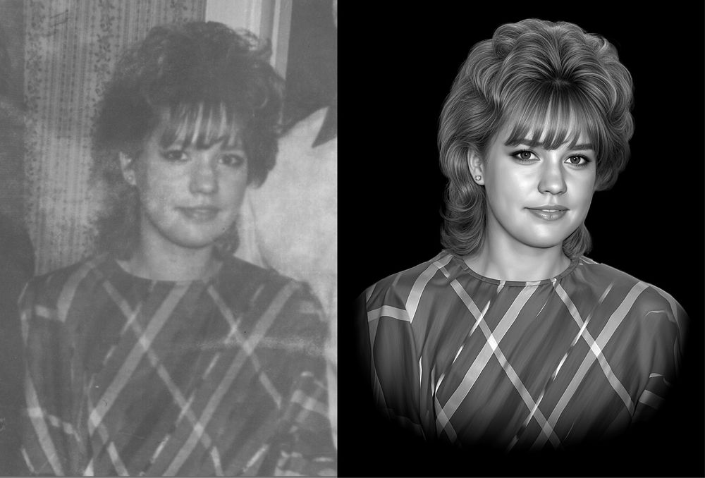 Ретуш фото для гравіювання, фотоскла та кераміки