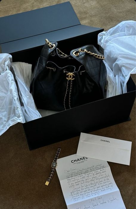 Сумка Chanel hobo 25 чорна коричнева бордов шанель хобо черная сумочка