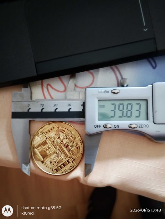 Bitcoin moneta medal