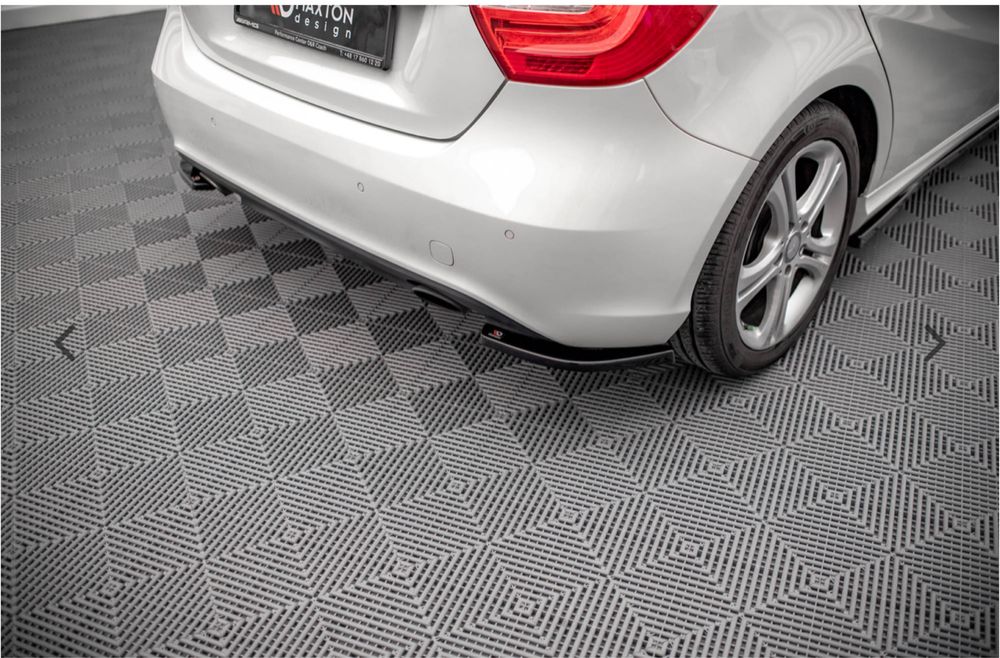 Maxton A45 W176 Rear Side Splitters V.2