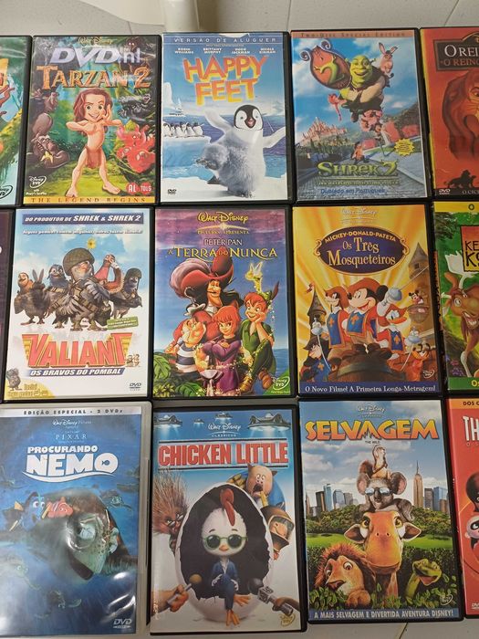 Filmes de Banda Desenhada DVD`s 33 unidades