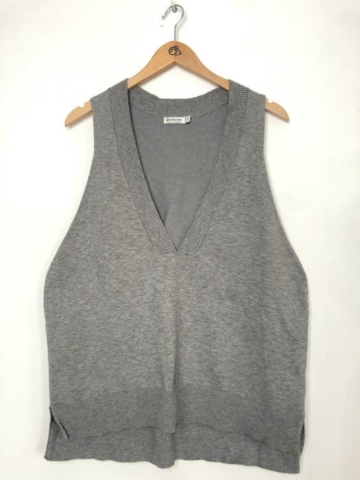 Szara kamizelka oversize Stradivarius
