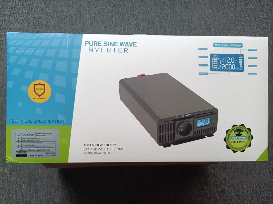 Інвертор DATOUBOSS 12-220v 2000w