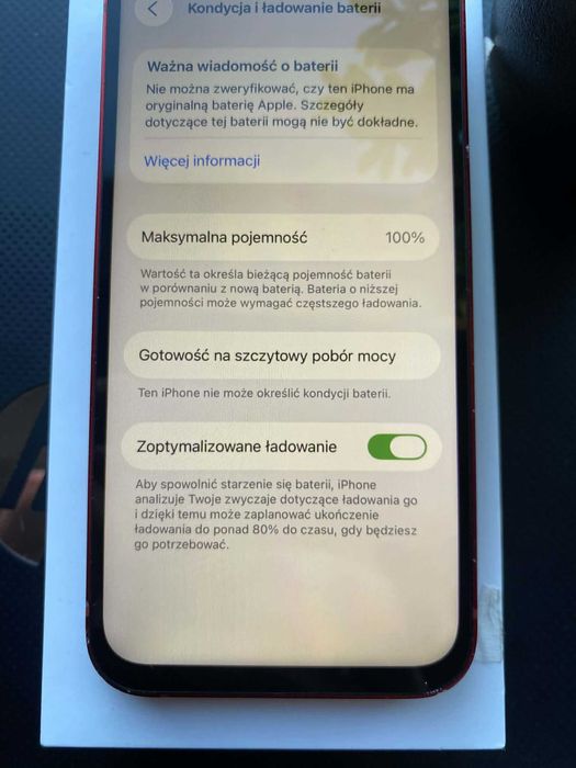 Apple iPhone 13 mini 128 GB | 100% baterii | Świetny stan | + pudełko