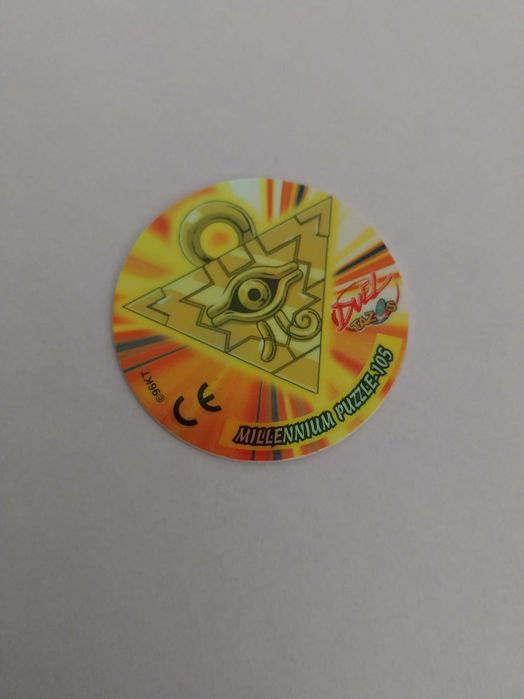 Tazo Duel Tazos Yu Gi Oh, Millennium Puzzle, 101 em muito bom estado