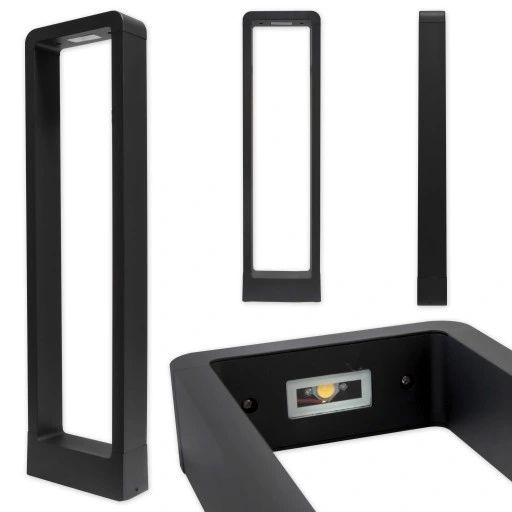 lampa led ogrodowa 50cm zewnętrzna słupek stojąca led