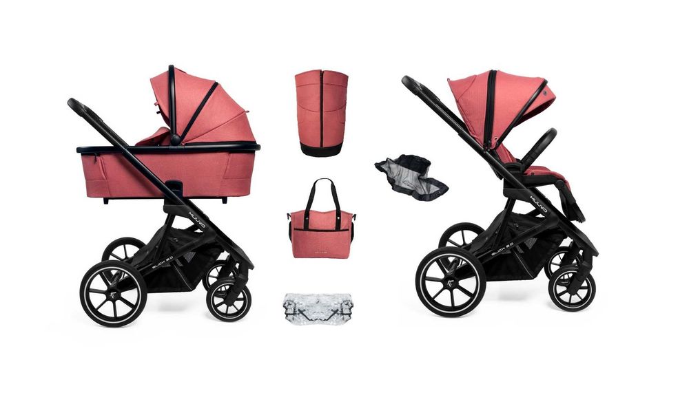 Muuvo 3w1 Slick 2.0 wózek uniwersalny+fotelik samochodowy, opcja 4w1