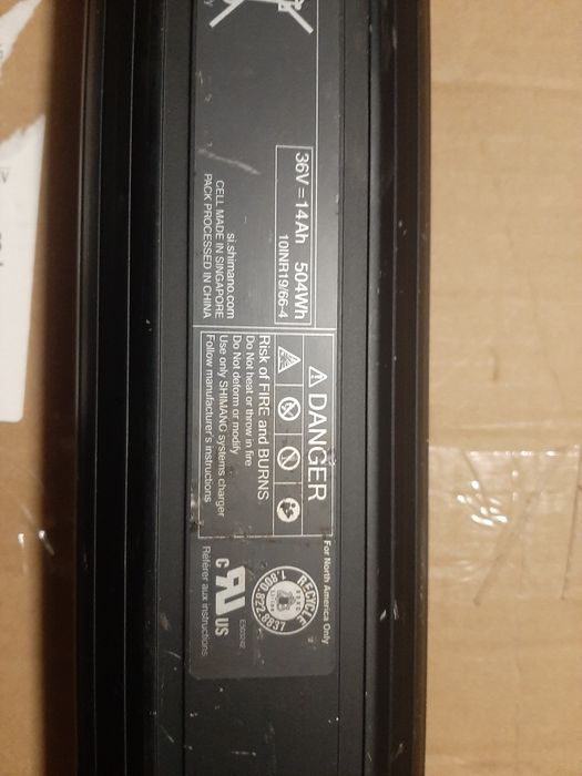 Akumulator rowerowy Shimano BT-E8030-L