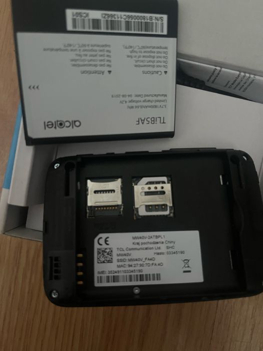 Router Alcatel Link Zone 4G LTE mobile wifi