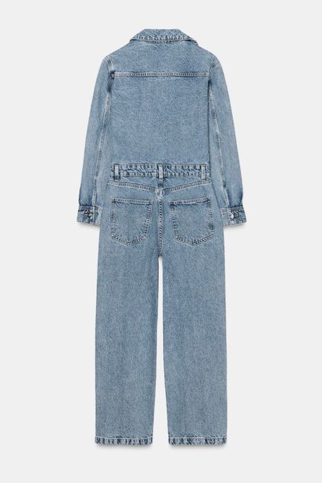 Довгий комбінезон джинсовий ZARA z1975
