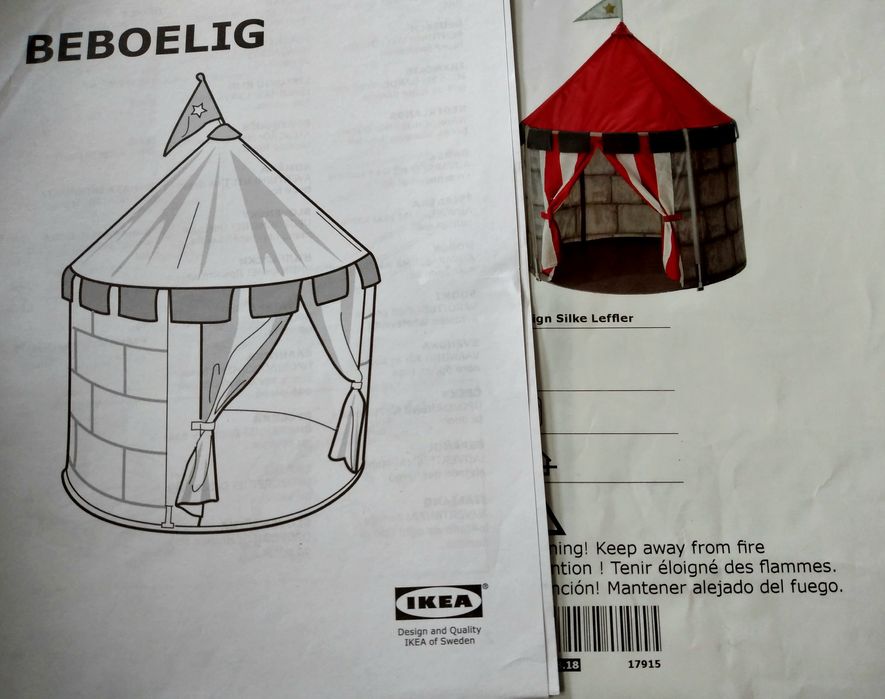 Ikea Beboelig namiot dziecięcy