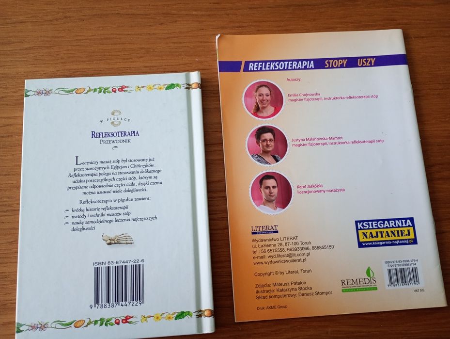 Refleksoterapia komplet książek