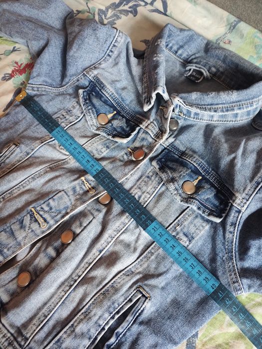 Kurtka katana jeansowa m.sara XS 94%bawelna