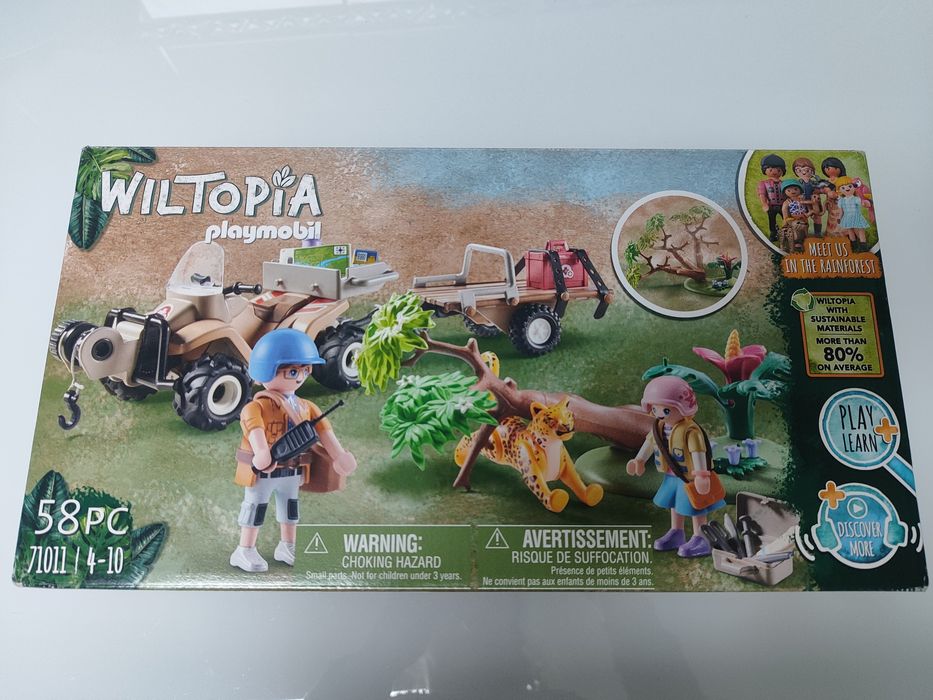 Playmobil Wiltopia Quad Resgate de Animais - 71011