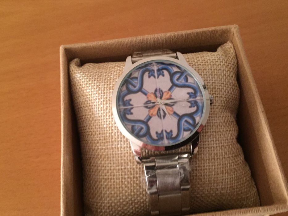 Relogios Personalizados com Azulejo - Aço