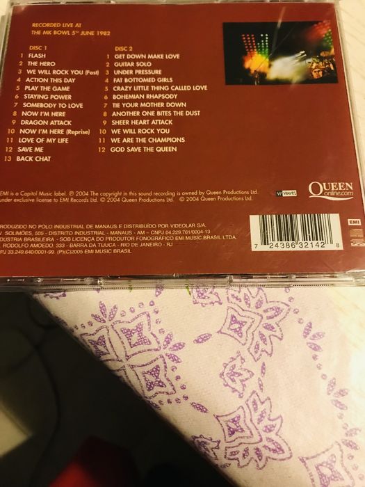 CD duplo QUEEN Of Fire Live at the bowl