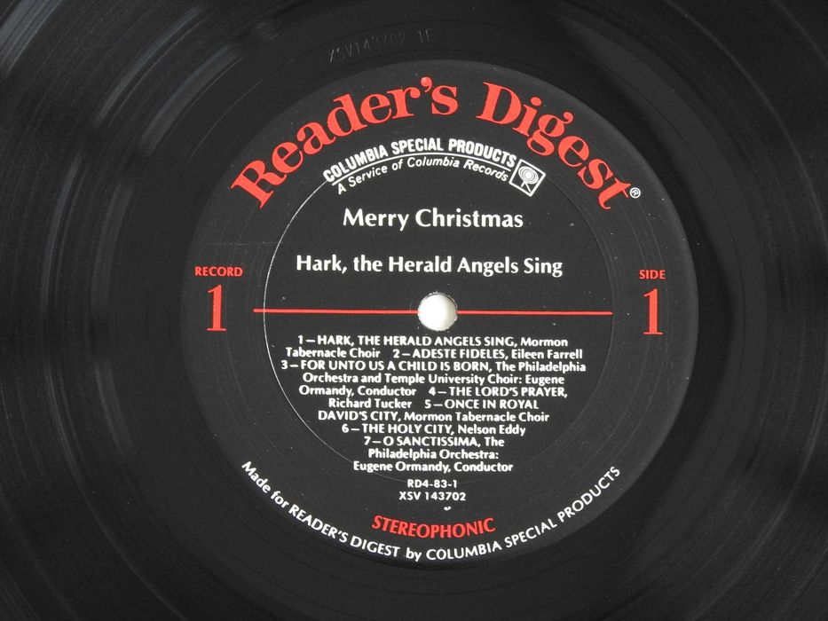 Various ‎Merry Christmas LP 1969 4 пластинки USA рождественская музыка
