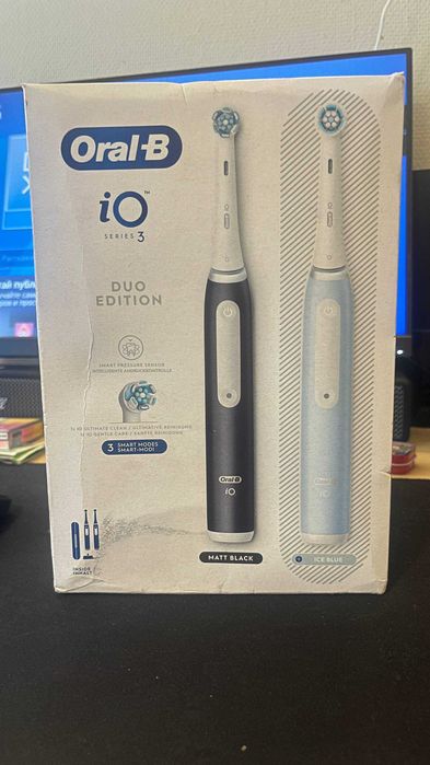 Oral-B iO Series 3 DUO — Matt Black & Ice Blue — 5 000 грн