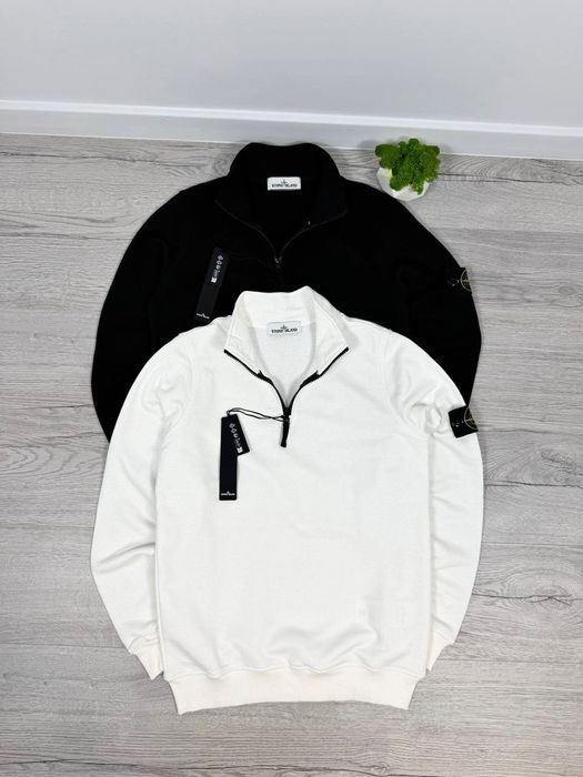 ‼️NEW‼️БЕЗ ПРЕДОПЛАТ‼️Мужская кофта полу замок стон исланд stone island | мужская полу зипка стон исланд | кофта стоник | зипка стон Айленд | 1/3 стон