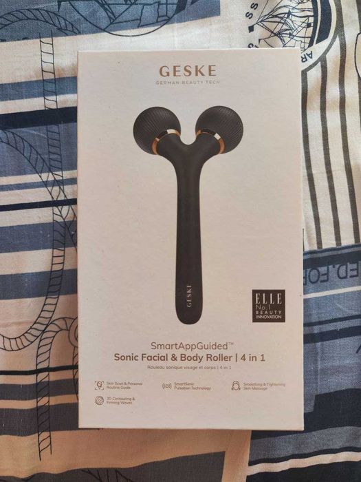 Електронний ролик для обличчя та тіла GESKE Sonic Facial & Body Roller
