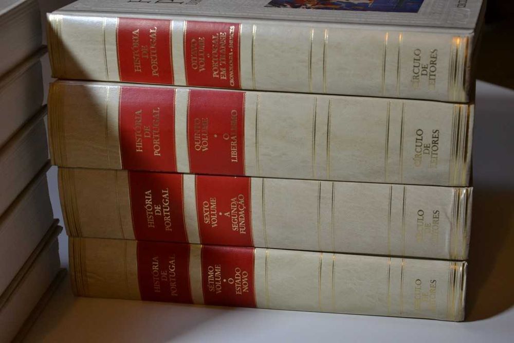 9 volumes de "História de Portugal" - Direção de José Mattoso