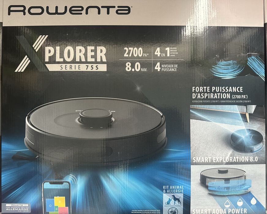 Продам миючий робот-пилосос Rowenta Xplorer Series 75s