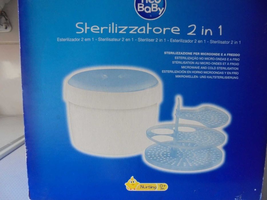 Esterilizador para biberões de bebé